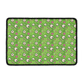 Green Zombie Pattern Print Kitchen Mat