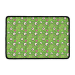 Green Zombie Pattern Print Kitchen Mat
