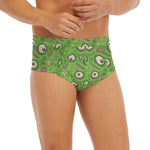 Green Zombie Pattern Print Men's Briefs