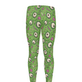 Green Zombie Pattern Print Men's Leggings