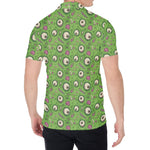 Green Zombie Pattern Print Men's Shirt