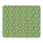 Green Zombie Pattern Print Mouse Pad