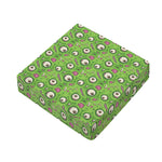 Green Zombie Pattern Print Outdoor Seat Cushion Cover