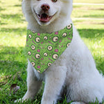 Green Zombie Pattern Print Over The Collar Dog Bandana