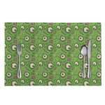 Green Zombie Pattern Print Placemat