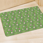 Green Zombie Pattern Print Polyester Doormat