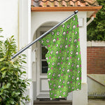 Green Zombie Pattern Print Polyester Flag