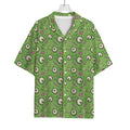Green Zombie Pattern Print Rayon Hawaiian Shirt