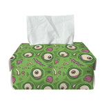 Green Zombie Pattern Print Rectangle Tissue Box Cover