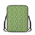 Green Zombie Pattern Print Rectangular Crossbody Bag