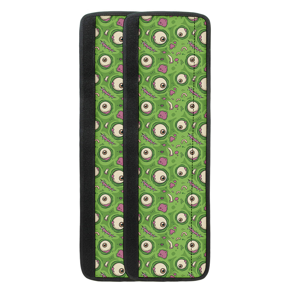Green Zombie Pattern Print Refrigerator Handle Covers