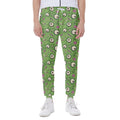 Green Zombie Pattern Print Joggers