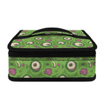 Green Zombie Pattern Print Small Lunch Bag