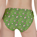 Green Zombie Pattern Print Women's Panties