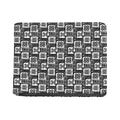 Grey African Adinkra Symbols Print Bifold Wallet