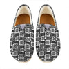 Grey African Adinkra Symbols Print Casual Shoes