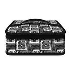 Grey African Adinkra Symbols Print Small Lunch Bag