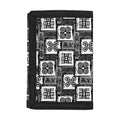 Grey African Adinkra Symbols Print Trifold Wallet
