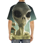 Grey Alien 3D Print Aloha Shirt