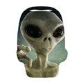 Grey Alien 3D Print Baby Seat Cover