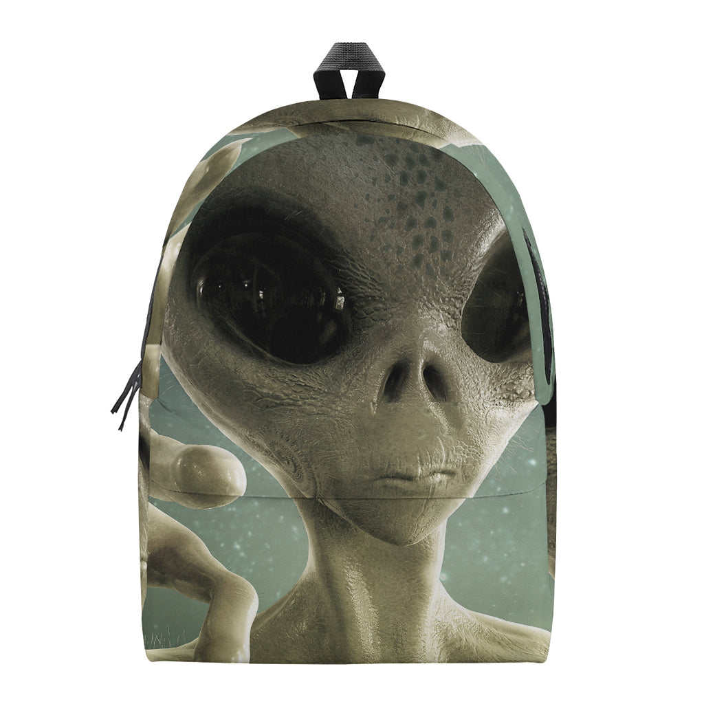 Grey Alien 3D Print Backpack