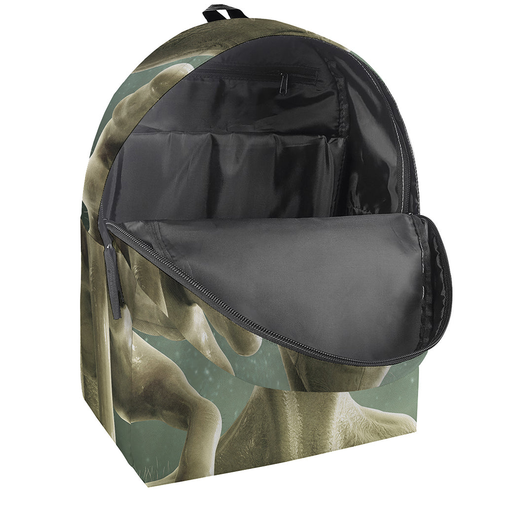 Grey Alien 3D Print Backpack