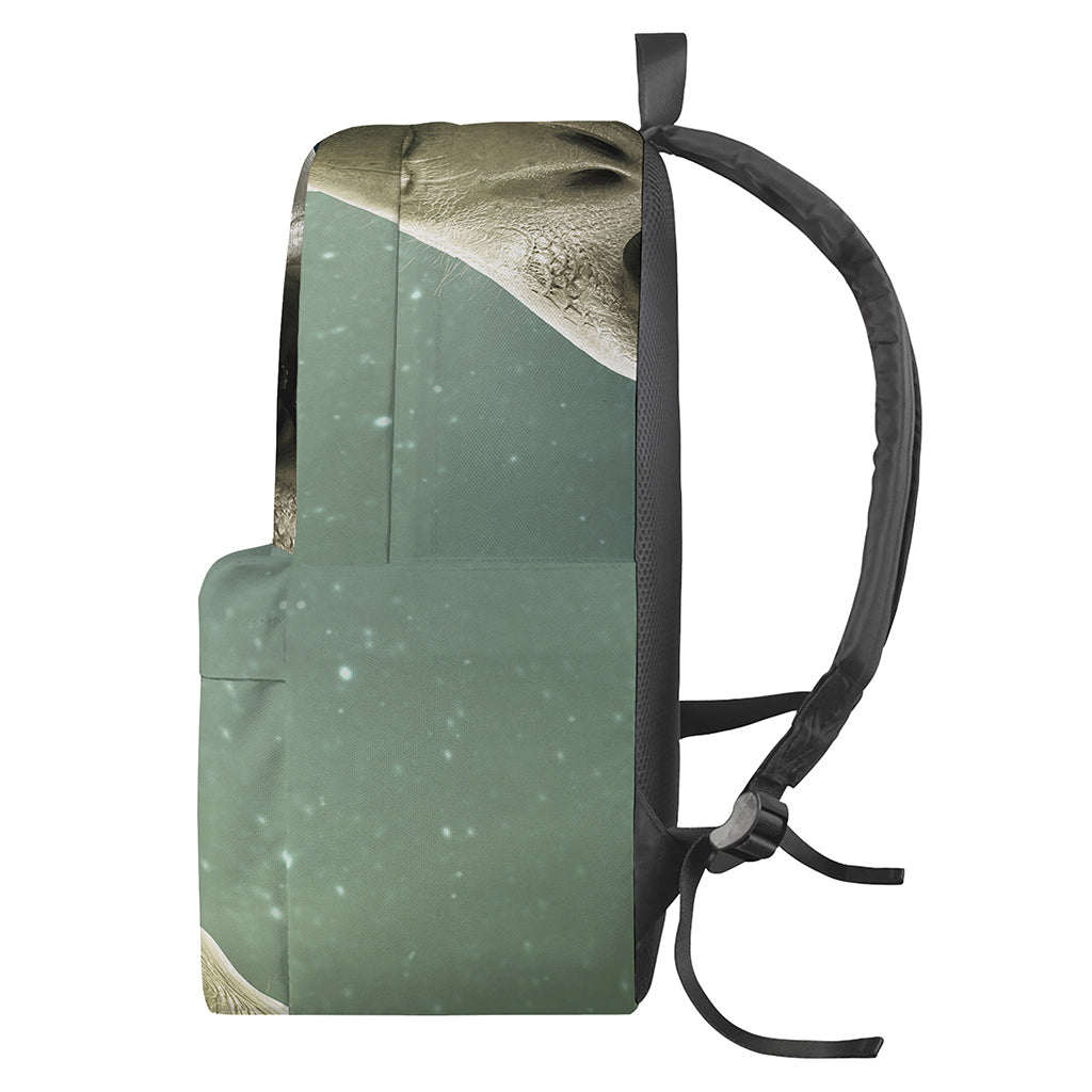 Grey Alien 3D Print Backpack