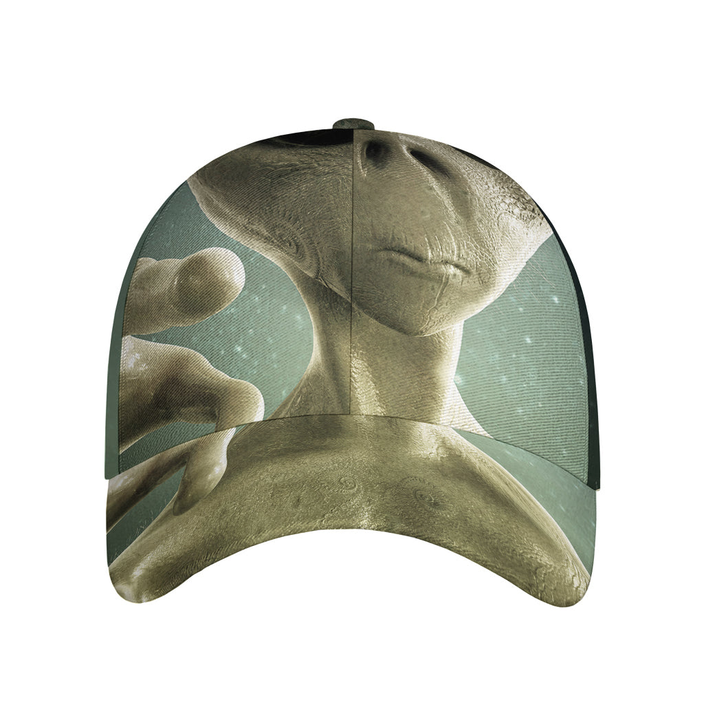 Grey Alien 3D Print Baseball Cap