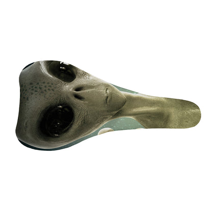 Grey Alien 3D Print Bicycle Seat Cover