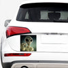 Grey Alien 3D Print Car Sticker