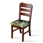 Grey Alien 3D Print Chair Cushion Cover