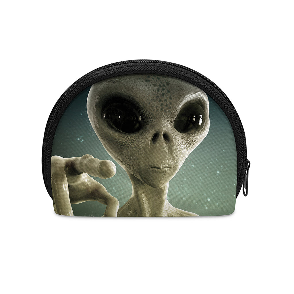 Grey Alien 3D Print Coin Purse
