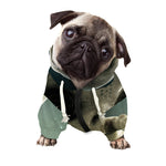 Grey Alien 3D Print Dog Zip Up Hoodie