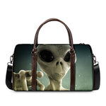 Grey Alien 3D Print Duffle Bag