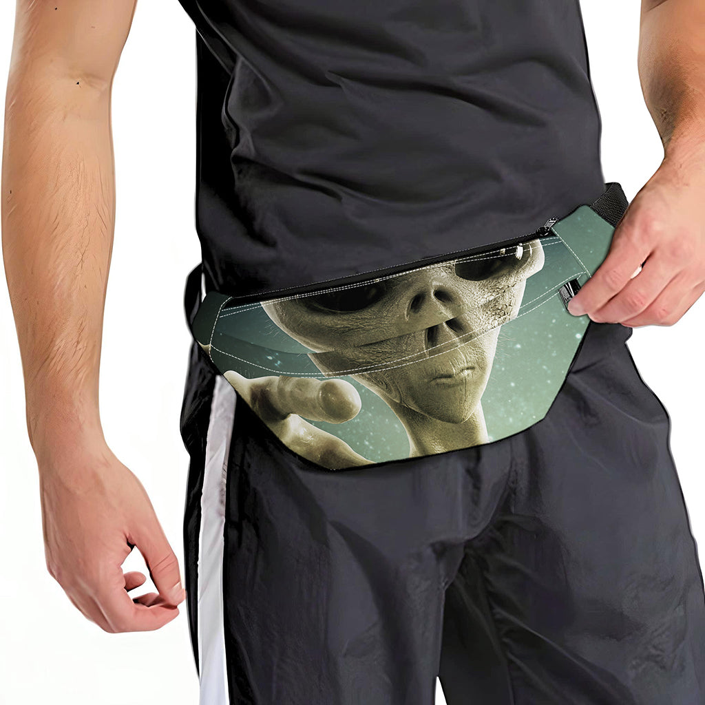 Grey Alien 3D Print Fanny Pack
