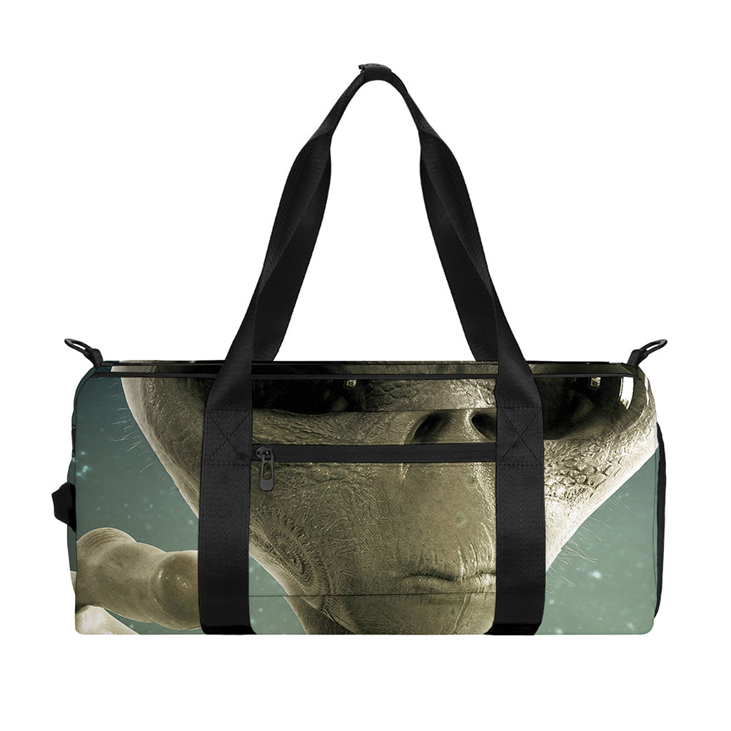 Grey Alien 3D Print Gym Bag
