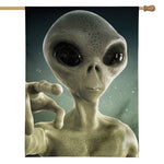 Grey Alien 3D Print House Flag