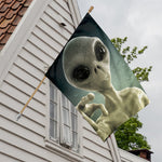 Grey Alien 3D Print House Flag