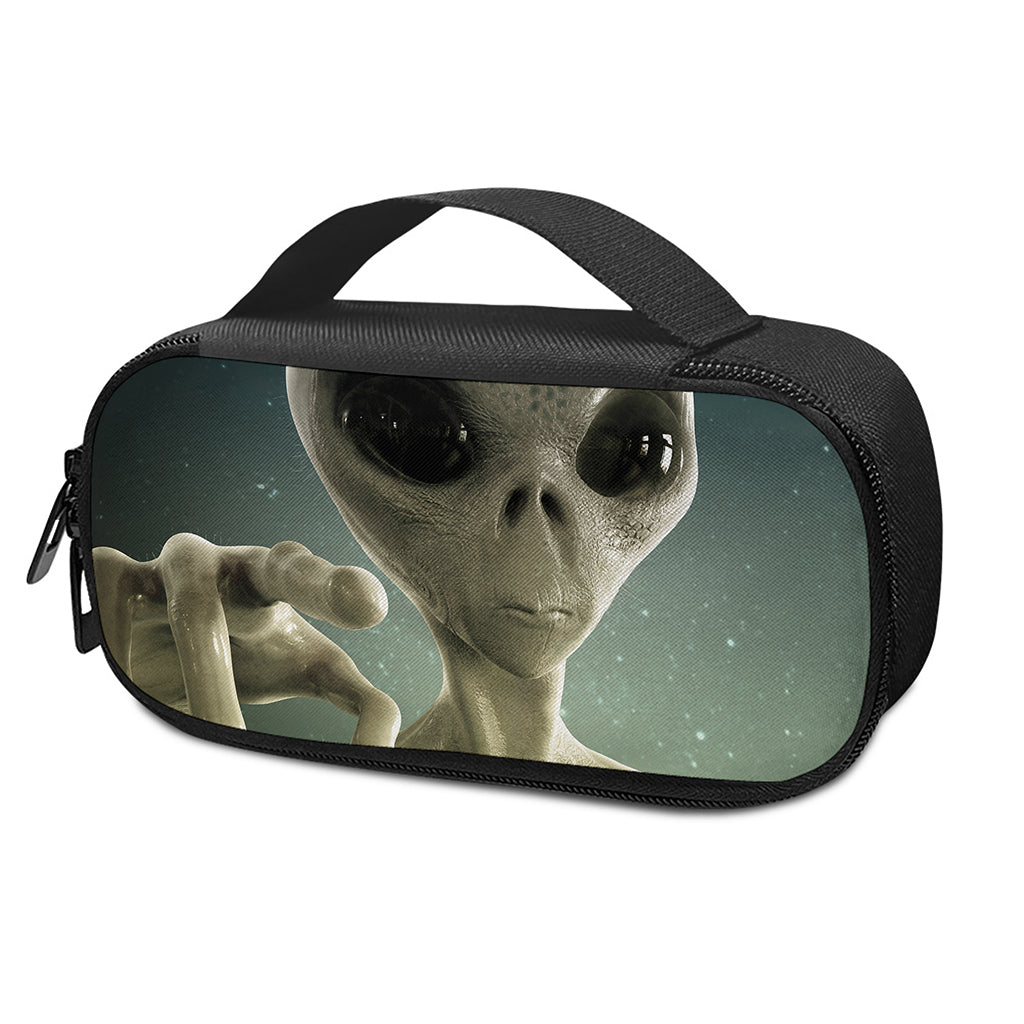 Grey Alien 3D Print Insulin Cooler Travel Case