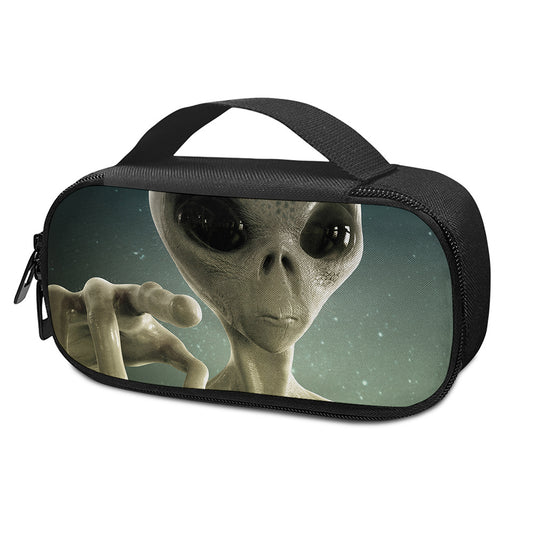 Grey Alien 3D Print Insulin Cooler Travel Case