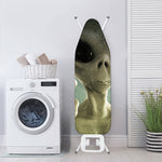 Grey Alien 3D Print Ironing Board Cover