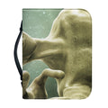 Grey Alien 3D Print Leather Bible Cover