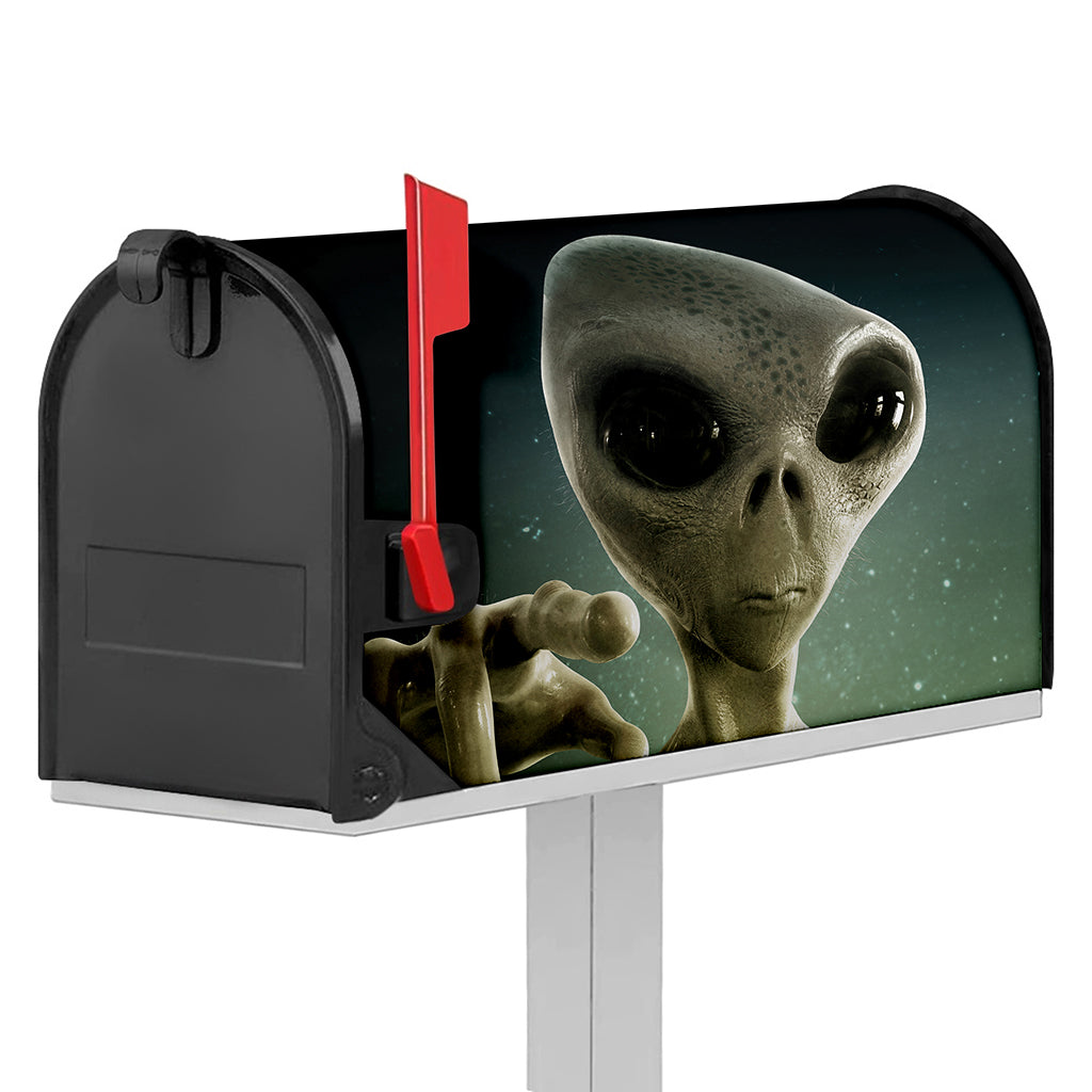 Grey Alien 3D Print Mailbox Cover