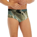 Grey Alien 3D Print Men's Briefs