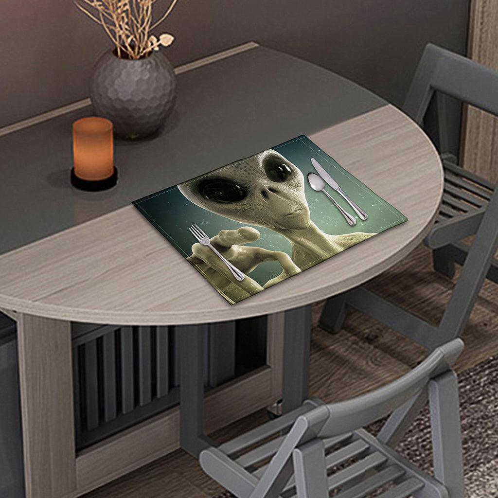 Grey Alien 3D Print Placemat