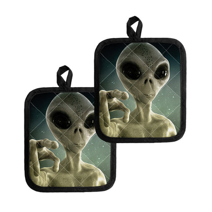 Grey Alien 3D Print Pot Holders