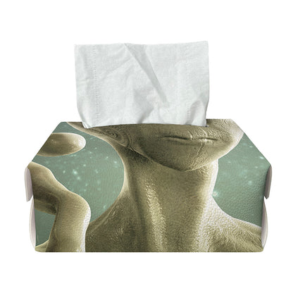 Grey Alien 3D Print Rectangle Tissue Box Cover