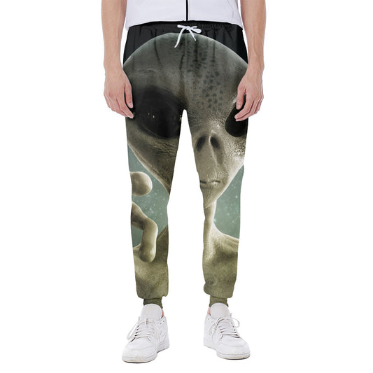 Grey Alien 3D Print Scuba Joggers