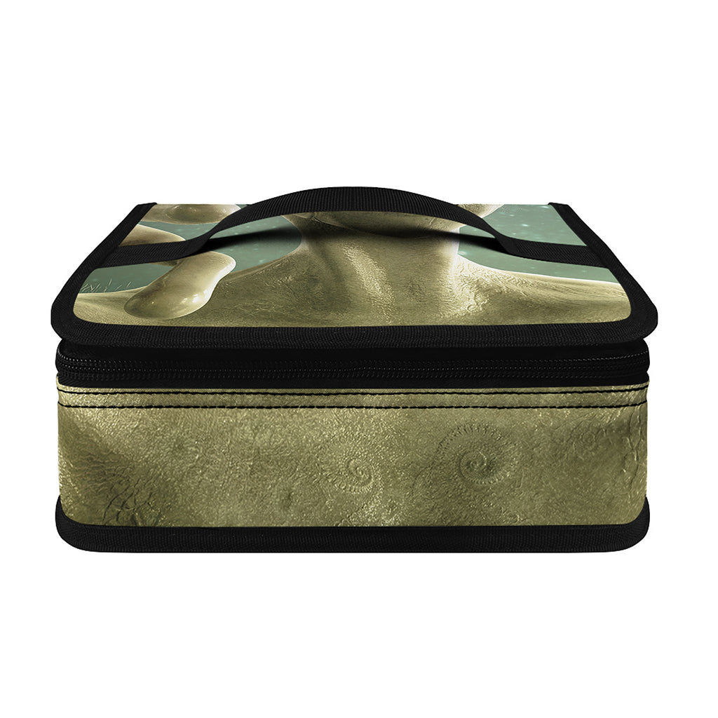 Grey Alien 3D Print Small Lunch Bag