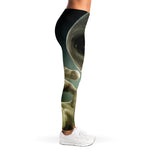 Grey Alien 3D Print Women's Leggings